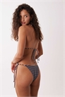 Бикини-трусики в полоску с завязками на талии от Lentra co-ord артикул 155443861