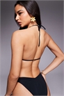 Топ бикини Maya Laguna с высоким вырезом и завязками спереди артикул 153086929