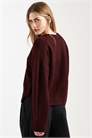 Кардиган прямого кроя с круглым вырезом и боковыми разрезами артикул 152626537