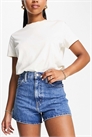 Шорты с высокой талией в стиле «мам» артикул 120517119