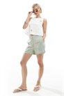 Шорты свободного кроя с льном артикул 143022895