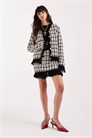 Вязаный твидовый кардиган co-ord артикул 155708079