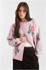 Кардиган с аргильским цветочным узором артикул 152667770