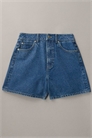 Джинсовые шорты в стиле «дэд-шорт» артикул 153818038