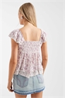 Топ-бабдолл в стиле бохо с рюшами артикул 155642583