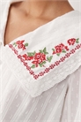 Блузка с вышитым узором «Элоиз» артикул 154033272