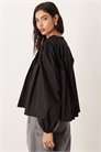 Блузка с завязками спереди и длинными рукавами артикул 151737158