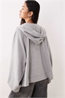 Оверсайз-худи с рагланными рукавами и сверхмягкой тканью на молнии артикул 148298921