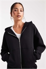 Худи с капюшоном и застежкой-молнией, свободного кроя артикул 147018355