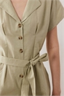 Комбинезон из льна с пуговицами артикул 153817658
