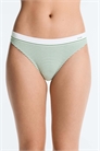 Бразильские трусы из смесовой ткани пике с 30% содержанием полиамида артикул 156220465