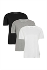 Набор из 3 хлопковых футболок с круглым вырезом артикул 152399121