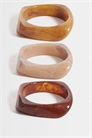 Набор из 3 браслетов из смолы артикул 154012189