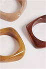 Набор из 3 браслетов из смолы артикул 154012189
