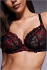 Бюстгальтер с глубоким вырезом из сексуального кружева, без наполнителя артикул 148855258