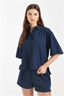 Рубашка из денима co-ord артикул 153531715