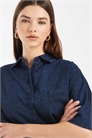 Рубашка из денима co-ord артикул 153531715