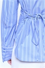 Рубашка с затянутой талией артикул 153753609
