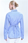 Рубашка с затянутой талией артикул 153753609