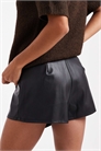 Юбка-шорты из искусственной кожи артикул 148073865