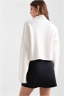 Мини-юбка-шорты из полиамида артикул 152192229