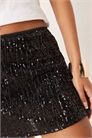 Мини-юбка с пайетками артикул 149997706