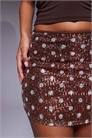 Юбка-шорты с пайетками артикул 152149797