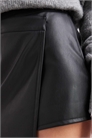 Юбка-шорты из искусственной кожи артикул 148074022