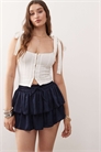 Юбка-шорты с воланами артикул 143240735