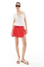 Юбка-шорты из смешанного льна артикул 140373251