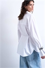 Рубашка свободного кроя с манжетами-резинка артикул 149625636