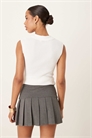 Мини-юбка-шорты Ponte с микроплиссировкой артикул 147698296
