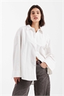 Рубашка свободного кроя с широкими рукавами артикул 152901715