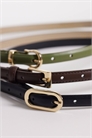 Набор из 3 ремней с золотыми пряжками артикул 153813391