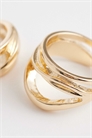 Набор из нескольких абстрактных колец ASOS DESIGN Curve артикул 154832890
