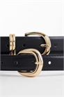 Набор из 2 ремней с золотыми пряжками артикул 154694242