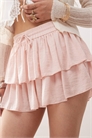 Юбка-шорты с воланами артикул 143240734