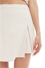 Юбка-шорты из смешанного льна артикул 140373250