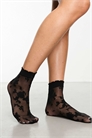 Черные кружевные носки артикул 132672079