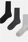 Набор из 3-х хлопковых носков с резинкой артикул 141106691