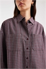 Рубашка в крупную клетку артикул 154268184