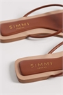 Сандалии Simmi London с широкой колодкой и завязками в стиле «кола» артикул 154264639