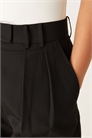 Брюки с широкими брючинами и складками артикул 153921914