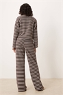 Брюки с широкими брючинами и полосками с ворсовой отделкой co-ord артикул 150268268