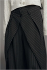 Брюки-кюпе с складками артикул 154270362