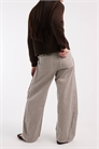 Брюки с подколом и застежкой на талии артикул 153147386