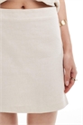 Мини-юбка из льна co-ord артикул 143084930