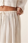 Пляжная юбка Belle из смесовой ткани с добавлением льна артикул 140396789