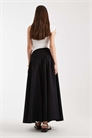 Юбка макси с сборками на талии артикул 153577994
