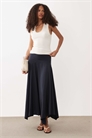 Молодежная юбка макси с асимметричным подолом артикул 155443241